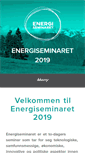 Mobile Screenshot of energiseminaret.com